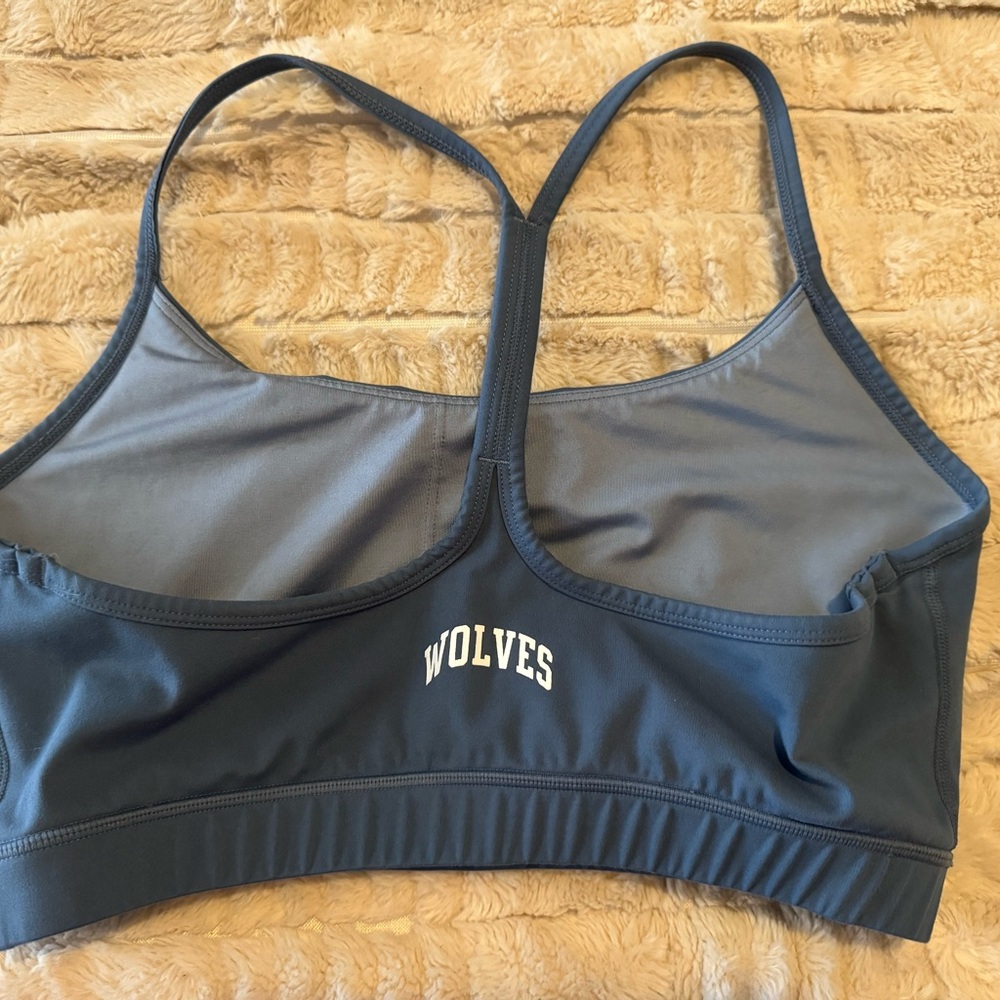 Darc Sport Navy Blue Racerback Sports Bra - Picture 2 of 2